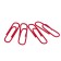Office paper clips 28 mm, 100 pcs, Erichkrause "Neon", with vinyl coating, pink