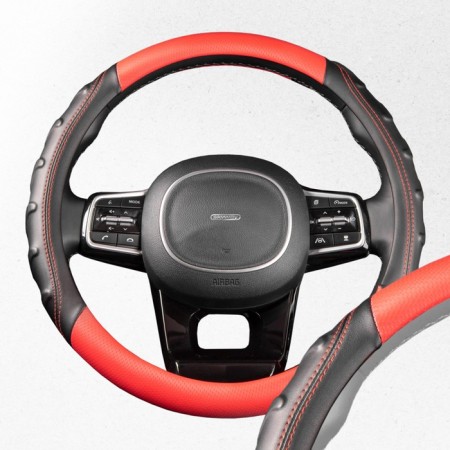 SkyWay Carbon-2 m, black and red eco-leather braid, S01102424