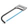 Hacksaw for metal tundra, reinforced round profile, plastic handle, 300 mm