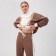 Women's costume (sweatshirt, trousers) minku: Casual Collection Color Ecrew, size 42