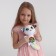 Soft toy with sequins "Kita Chansti", 20 cm x 9 cm x 16 cm