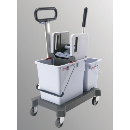 VILEDA PROFESSIONAL Two -BISTER CAREL, 8 L/25 L, with vertical spin on the platform, Blue color