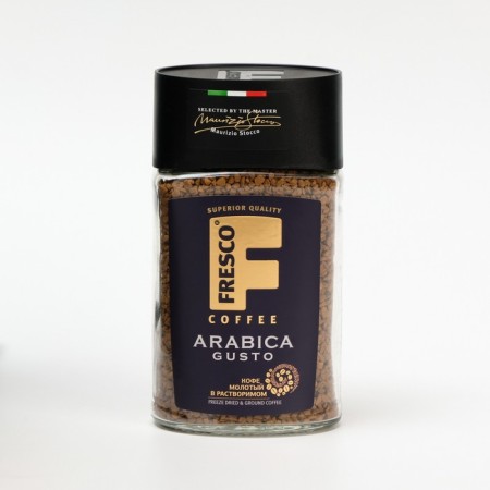 Fresco Arabica Gusto coffee, sublimated, with the addition of ground, 95g-1