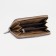 Women's wallet with lightning, brown color
