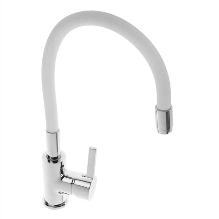 Accoona A9890G kitchen mixer, single -leaf, with silicone surge, white/chrome