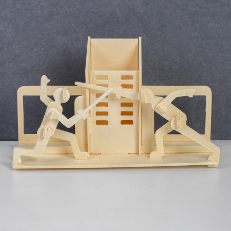 3D model of a wooden miracle-brown "Shpazhiz"-1