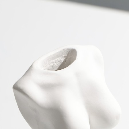 Vase for flowers "Women's Body", White, 14 x 6.5 cm.-4