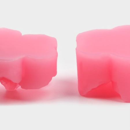 Mold "Flower", silicone, 2 items, 4 × 2.9 cm, color mix-4