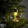 Fir -tree ball "Olenenok", batteries, 1 LED, glow warm white