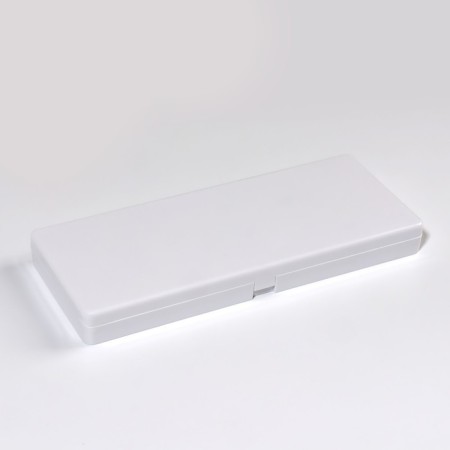 Palette for mixing varnishes, 24 cells, with a lid, with an investment, white color-4