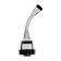 Zein aerator, with stream adjustment, on a flexible hose, 150mm, 2 modes, plastic, chrome/black 984790