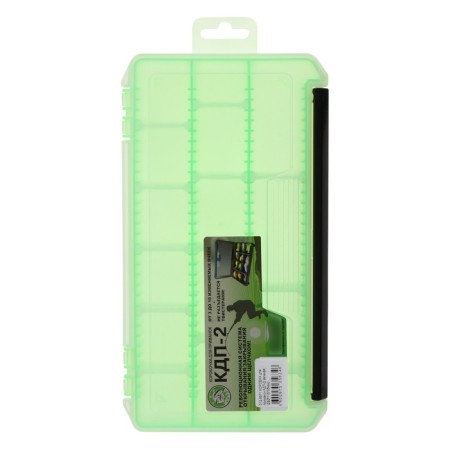 Box for baits KDP-2, 23 x 11.5 x 3.5 cm, green-3