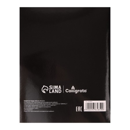 Subject Calligrata “comic book anime”, 48 sheets in the line Russian, with reference material, cover coated cardboard, Uf-lak (full), OFSET block-3