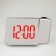 Clock - Electronic desk an alarm clock with a projection on the ceiling, calendar, 2AAA, USB