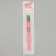 A set of silicone brushes for building and design of nails, 3 pcs, 18 cm, pink color