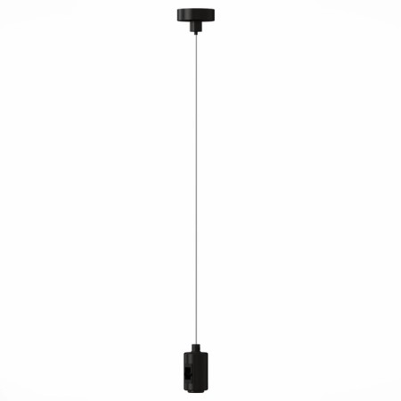 Suspension with a single fixer ST LUCE. ST027.413.00. Farm, 4.5x4.5x209 cm, black color-1