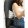 Pillow Orthopedic roller with buckwheat beam, size 20x50 cm, zigzag, color gray color