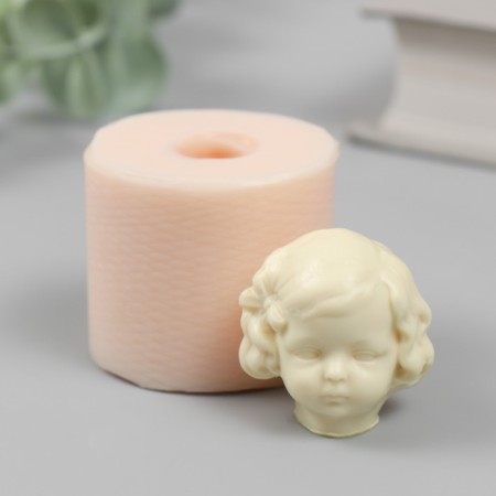 Mold Silicon "Baby Head" No. 16 3.5x2.7x3 cm