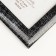 Photo frame plastic 10x15 cm "Silver patina on black" 18x13 cm