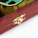Wooden backgammon with checkers "Snake with a skull", board game, 40 x 40 cm