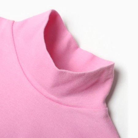Turtleneck for girls, pink color, height 98 cm-1