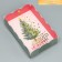 Gift box with PVC Cozy New Year!, Christmas tree, 20 x 30 x 8 cm, New Year