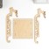 Holler blank "Sani. Type 1" set 3 parts, bottom 15x15 cm