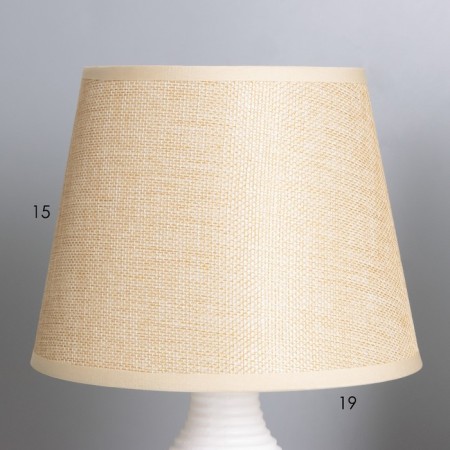 Table lamp "Daphne" 1x40W E14 white/beige 29x20x30cm-2