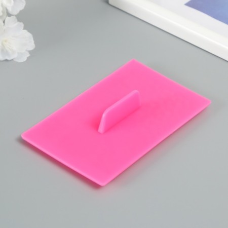 Plastic stamp "Square of triangles" 12.8x7.5 cm-2