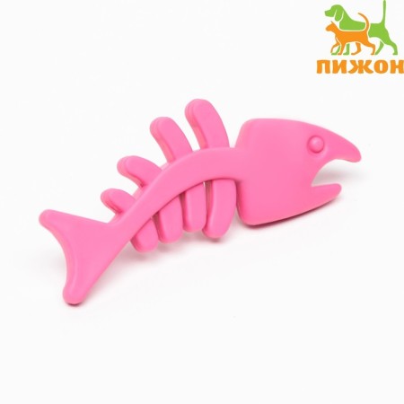 Chewing toy Super -resistant "plankton", 12.5 cm, pink