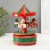 Souvenir Plastic Musical Mean. "Carousel - horses" green -red 10.5x10.5x17.5 cm
