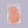 Socks for pedicure, silicone, 18 × 10 cm, size S, beige color