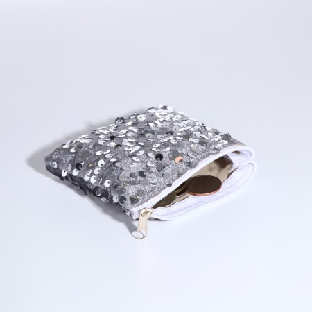 Lightning wallet, silver color-3