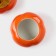 A set of ceramic banks for Persimmon storage, 2 items: 175 ml, Halloween dishes, Orange color