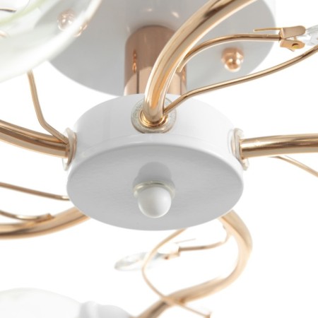 Jamma chandelier 5xe27 40W white-gold 60x60x25 cm Bayerlux-7