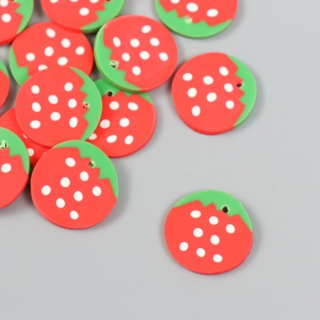 Decor for creativity PVC "Strawberry" set of 20 g mix 0.3x1.5x2.3 cm
