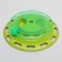 Game complex for cats with feed compartments and ball (cardboard box), mix