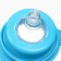 Finding bottle Ø50mm shg, +0x., 150ml, blue color
