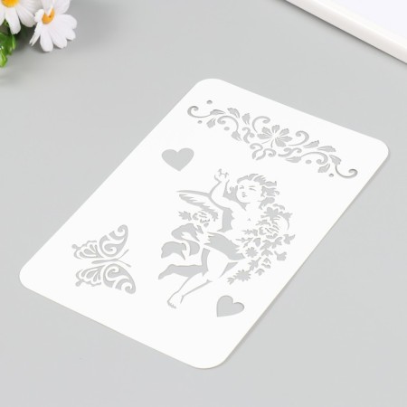 Plastic stencil "Amur" 16x24 cm-1