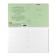 Notebook of 12 sheets in the line "Classic with Linovka", cover coated cardboard, offset unit, green