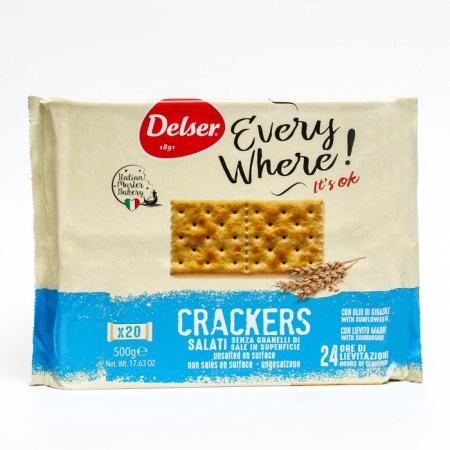 Crackers without salt 500 gr.