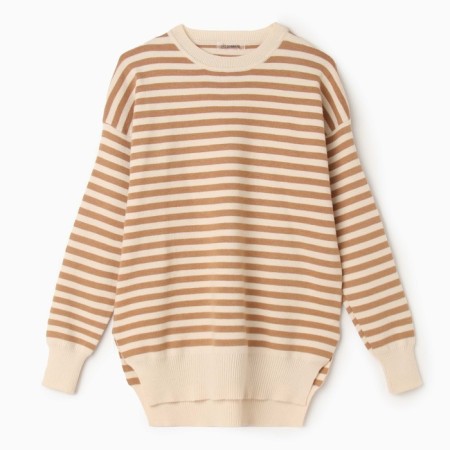 Female jumper, beige/milk color, size 46-50