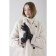 Female gloves, size 7, with insulation, black color