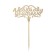 Topper for a cake wooden "Beloved Teacher"