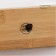Porcelain napkin on the bamboo stand Bellatenero, 14.5 × 6.5 × 8 cm, white color
