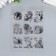 Stamp for creativity Silicon "Lovely animals with flowers" 16x11 cm