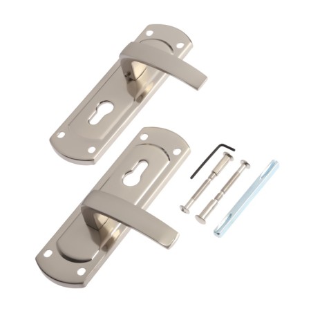 Lockland 002 handles on the bar, m/o 55 mm, color satin nickel-4