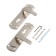 Lockland 002 handles on the bar, m/o 55 mm, color satin nickel