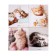 A notebook of 96 sheets in Calligrata "cats", cover covering cardboard, offset unit, mix