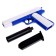 Colt pistol, with sleeves, muffler, shoots soft bullets
